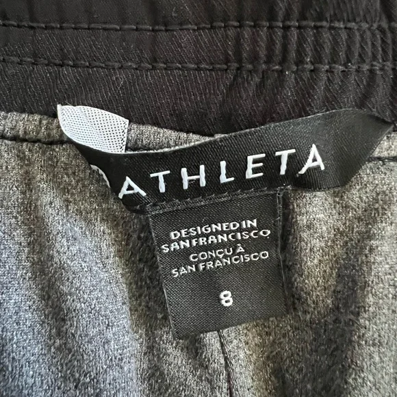 Athleta Brooklyn Lined Camo Jogger In Black Size 8